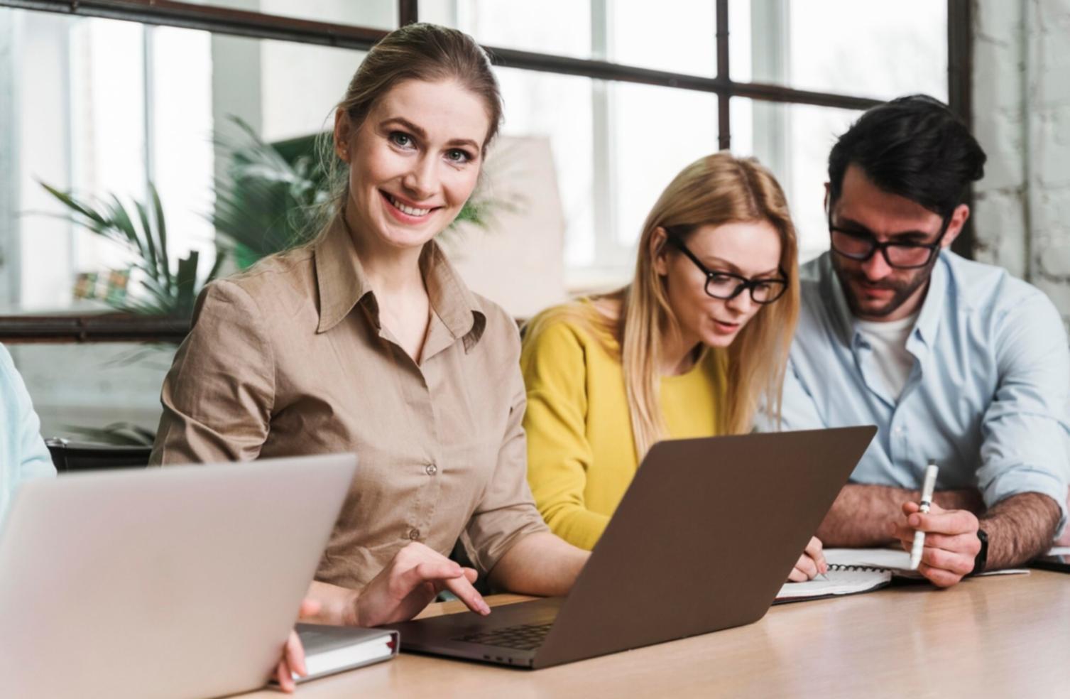 Client reviewing financial documents during consultation session
